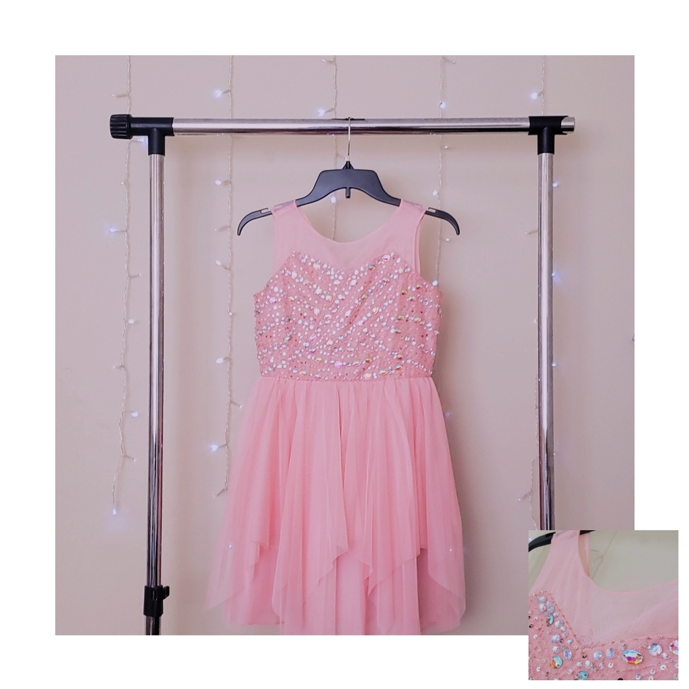 TWEEN DIVA pastel pink formal dress